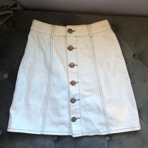 With Denim Mini-Skirt size 2